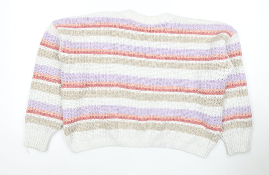 Hollister Women's Multicoloured L Pullover Jumper