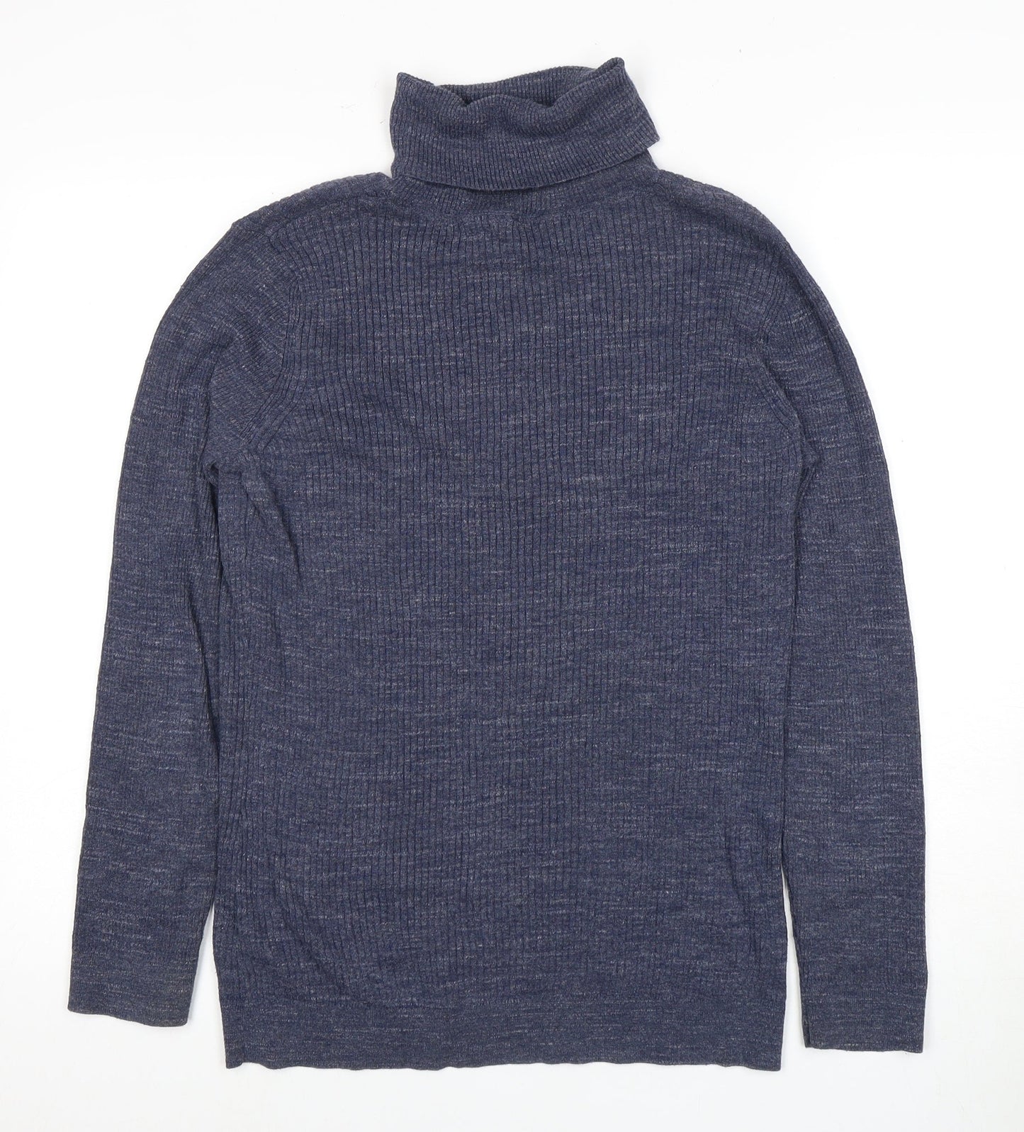 Fat Face Women's Blue Roll Neck Top Size 16