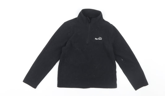 Peter Storm Boys Black Fleece Sweatshirt 7-8 Years