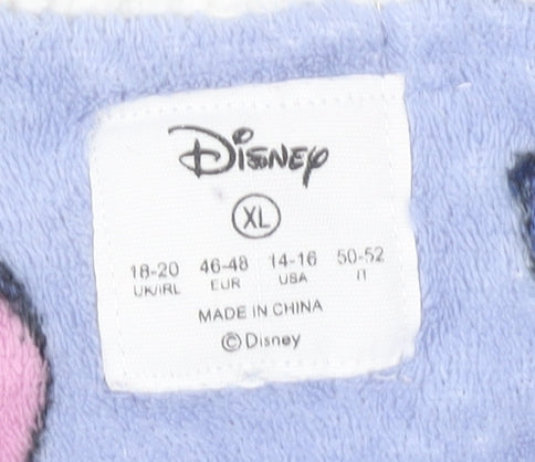 Disney Women's Ivory & Blue Lilo & Stitch Sweatshirt XL