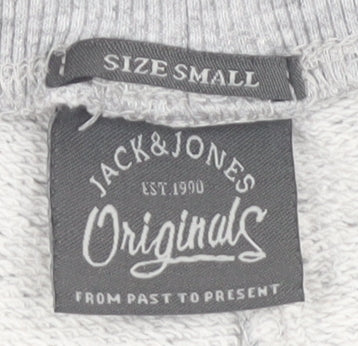 Jack & Jones Men's Grey Sweat Shorts Size S