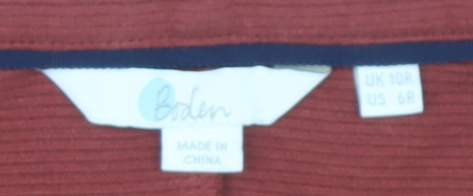 Boden Women's Red Sheath Dress, Size 10R, Elegant 3/4 Sleeve