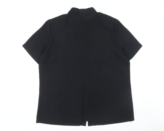 Eastex Women's Black Classic Button-Up Shirt Size 20