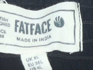 FatFace Women's L Black Trousers Viscose