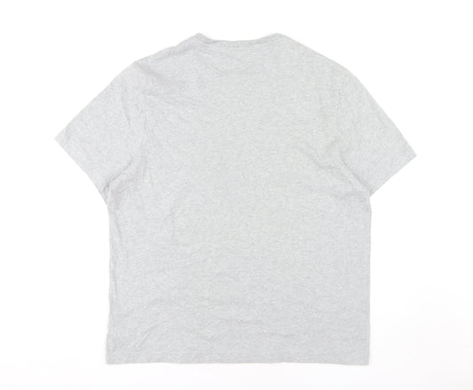 Michael Kors Men's XL Grey Crew Neck Cotton T-Shirt