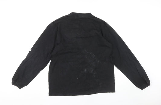 Hard Rock Cafe Unisex Black M T-Shirt Long Sleeve