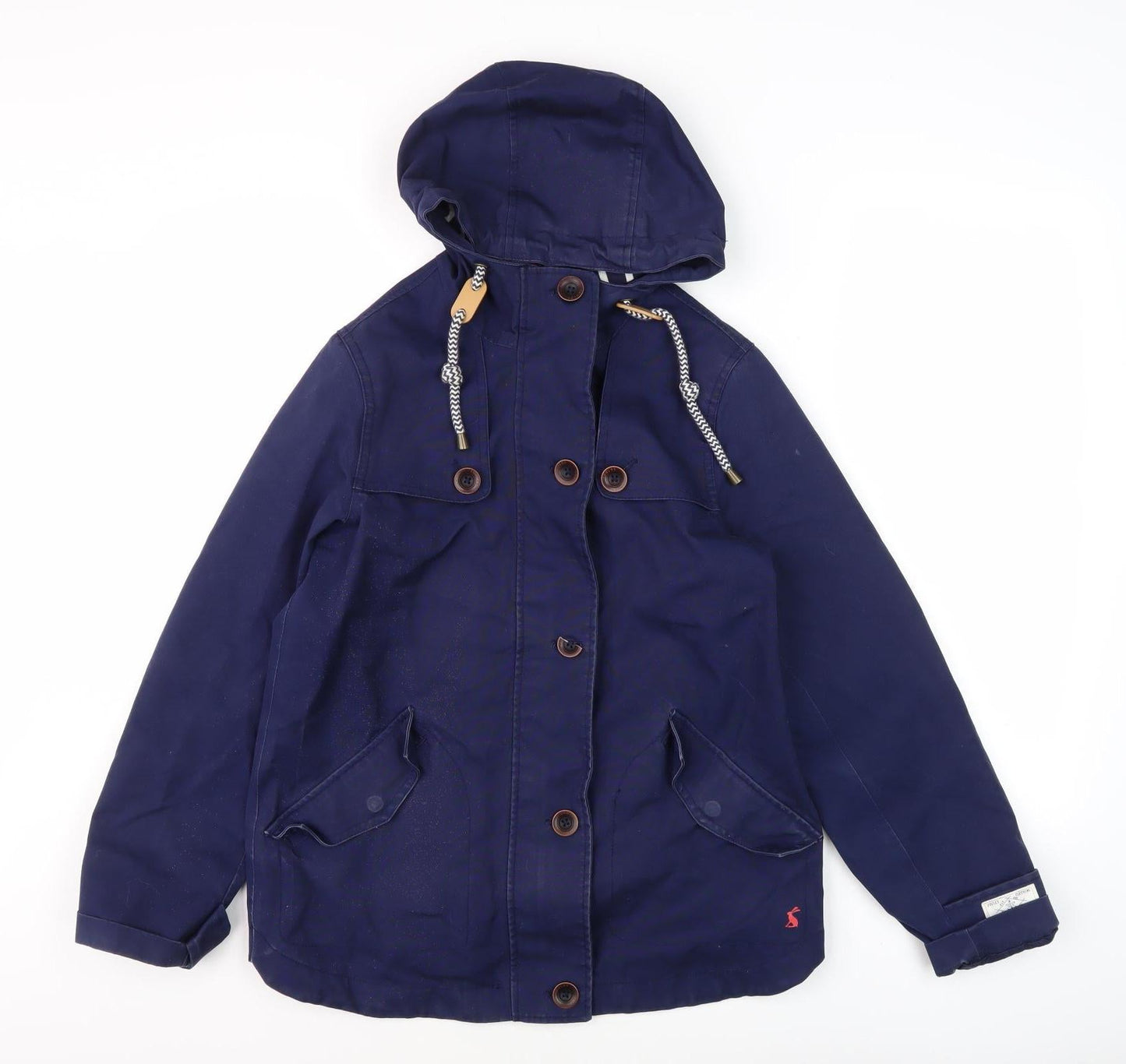 Joules Women's Blue Anorak Jacket Size 8