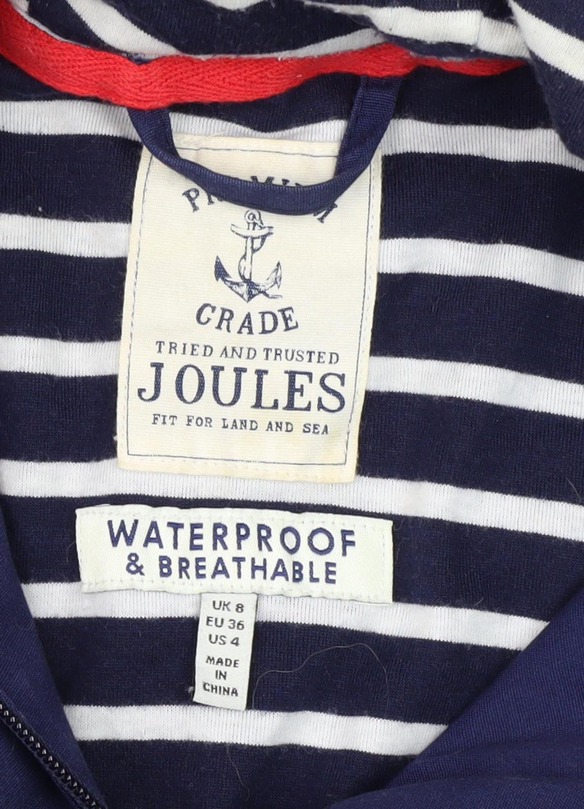 Joules Women's Blue Anorak Jacket Size 8