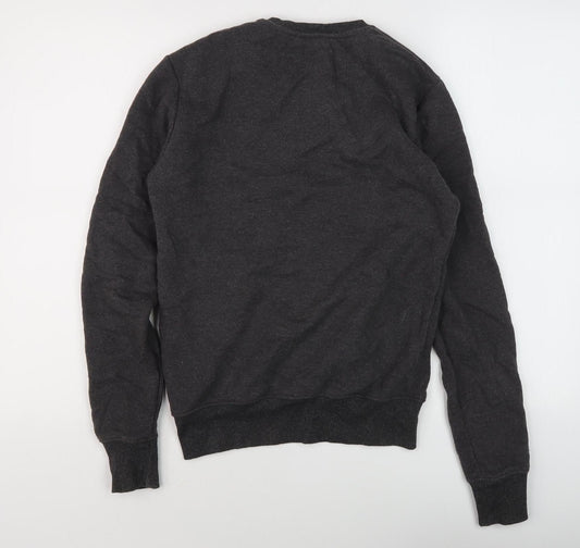 Marvel Boys Black Graphic Pullover Sweatshirt XS