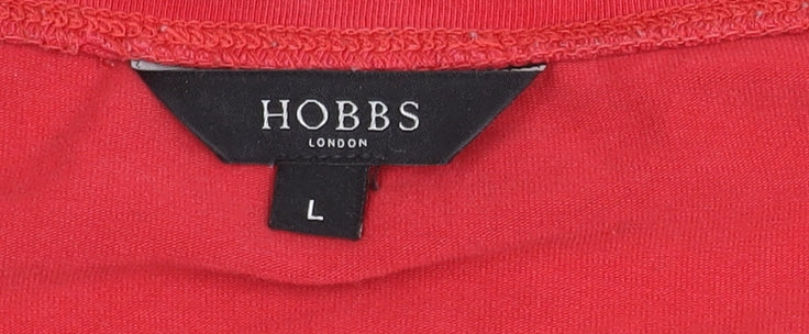 Hobbs Women's Red Long Sleeve T-Shirt, Size L