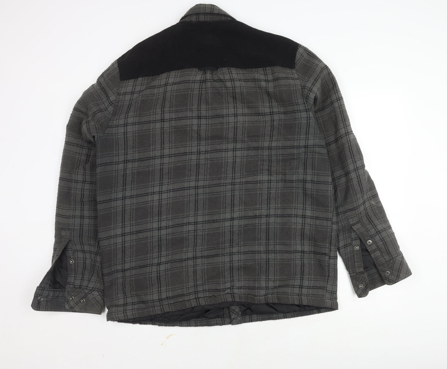 Craghoppers Men's Grey XL Wool Plaid Jacket Casual