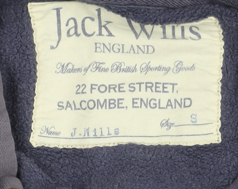 Jack Wills Men's Pullover Hoodie S Hooded Rugby Style