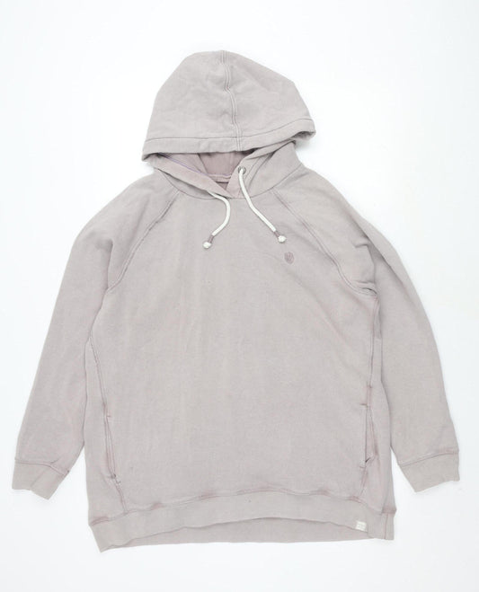 Womens UK L Regular Fat Face Beige Hoodie