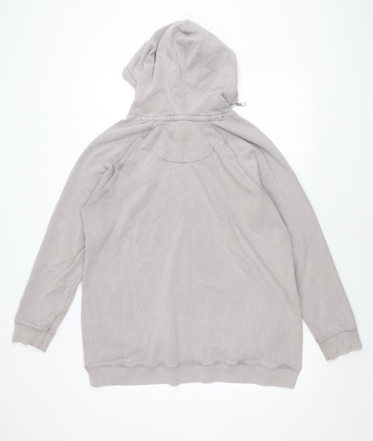 Fat Face Women's Beige Hoodie Size L with Hood