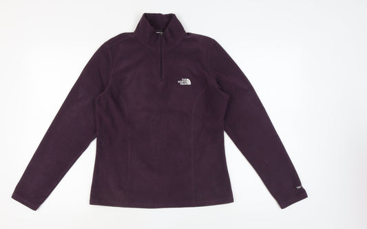The North Face Women's Purple Pullover Sweatshirt M