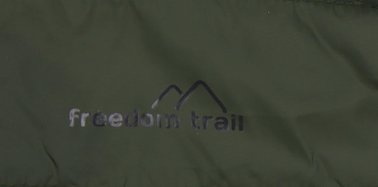Additional view of Freedom Trail boys’' green hooded bodywarmer, 11-12 years