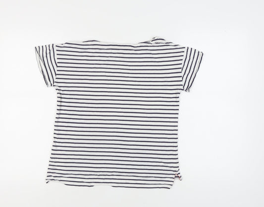 Boden Women's Multicoloured Striped T-Shirt