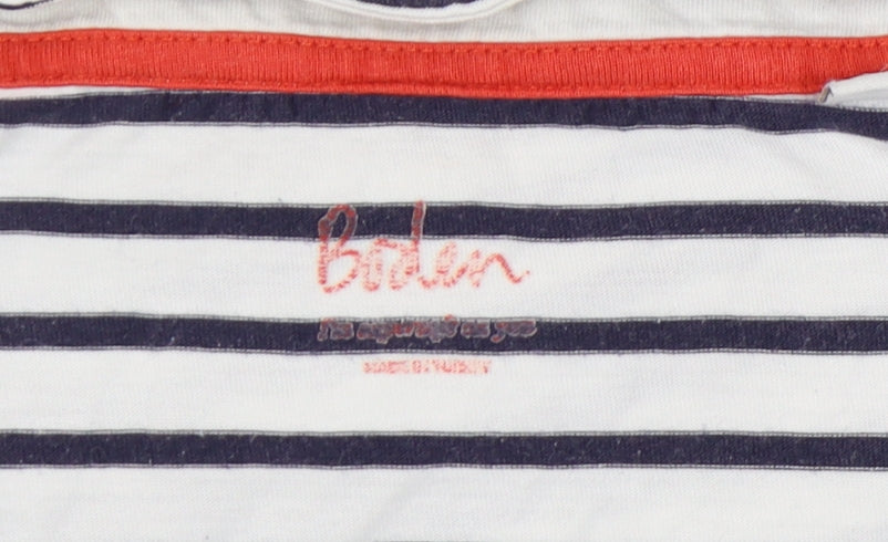 Boden Women's Multicoloured Striped T-Shirt