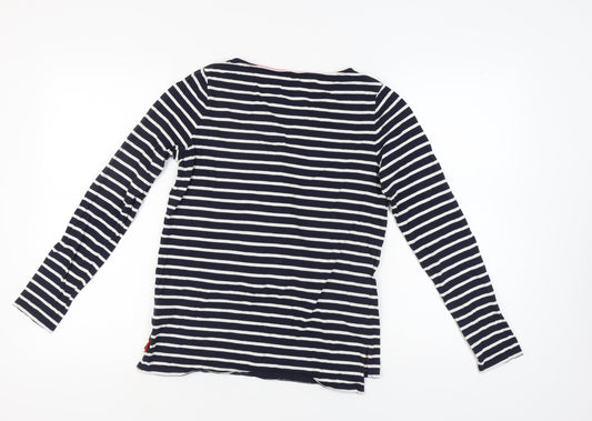 Boden Women's Multicoloured Striped Top, Size 10