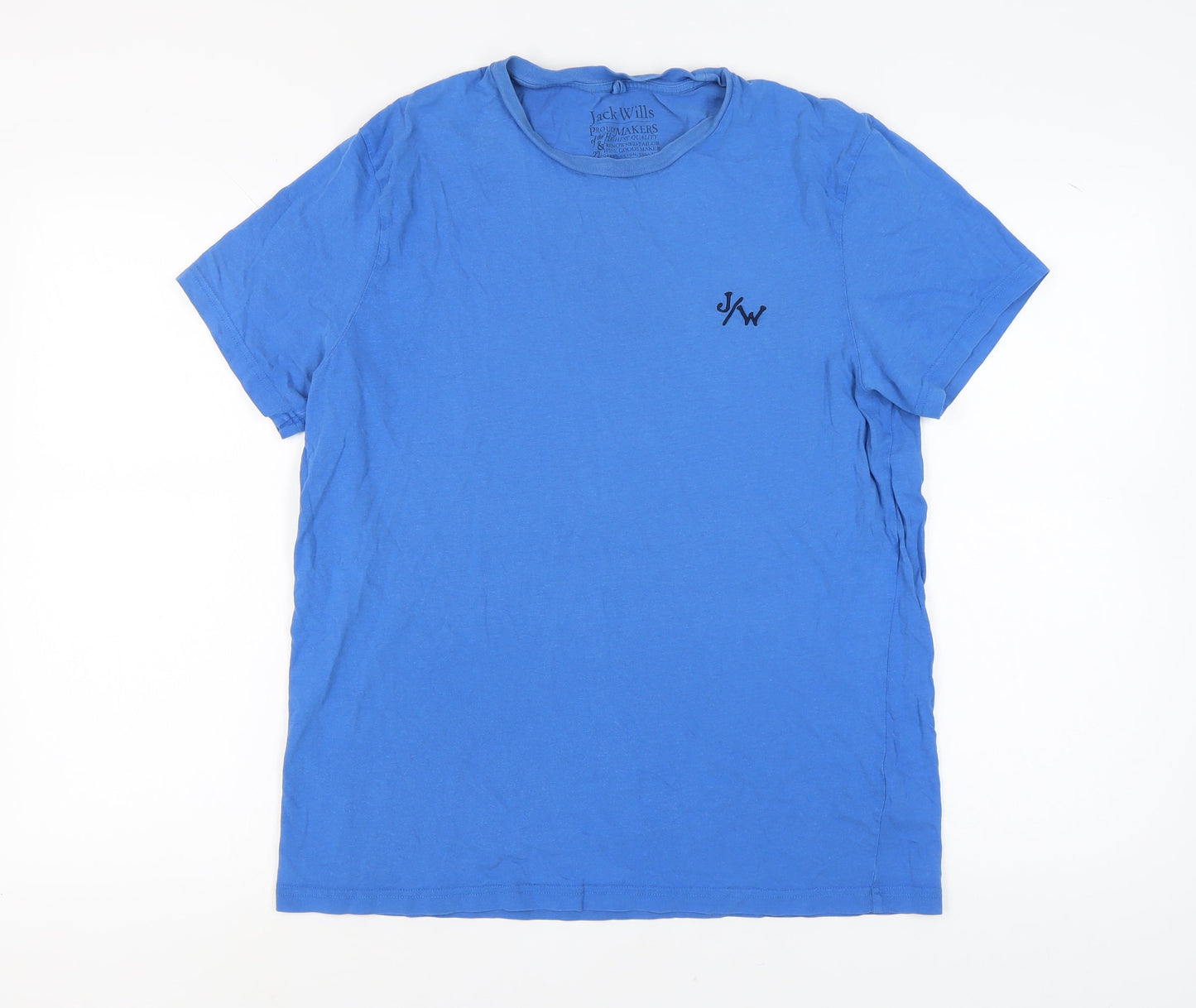 Jack Wills Men’s Blue Crew Neck T-Shirt - Size L