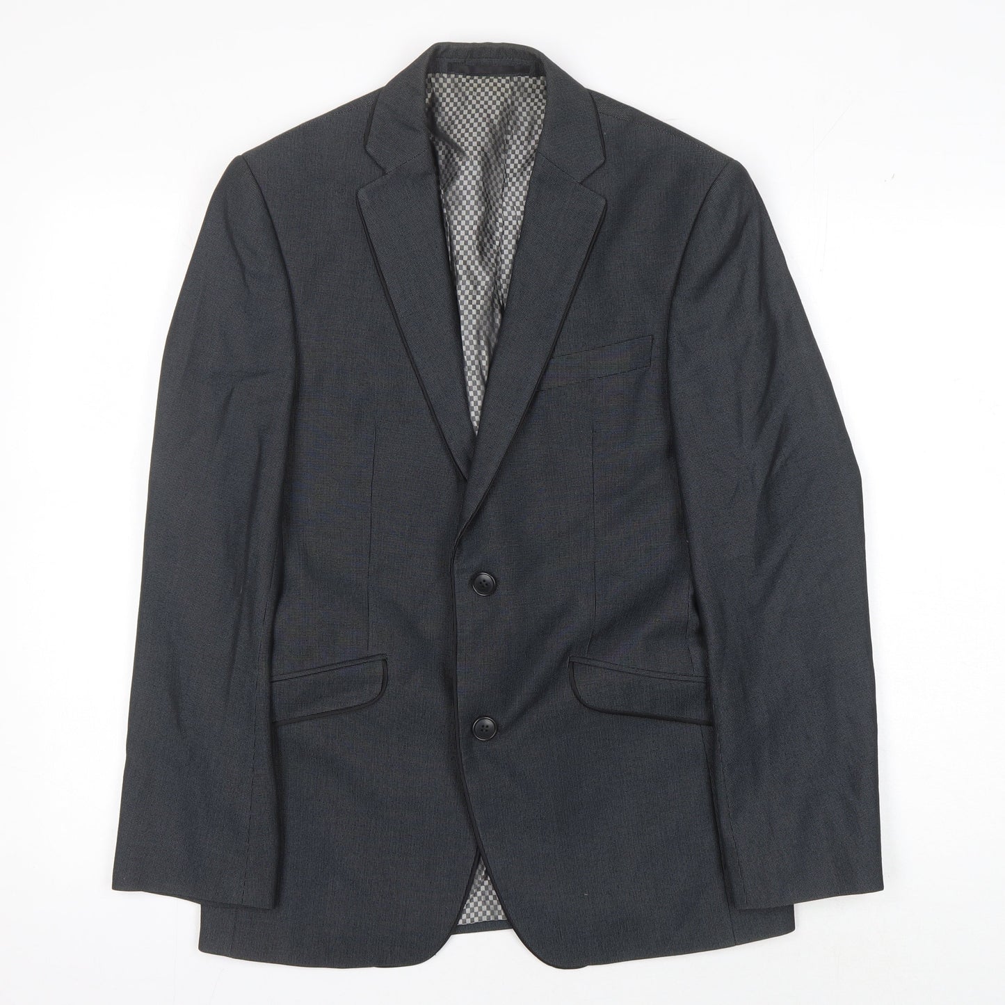 Lambretta Men's Black 36S Blazer Jacket