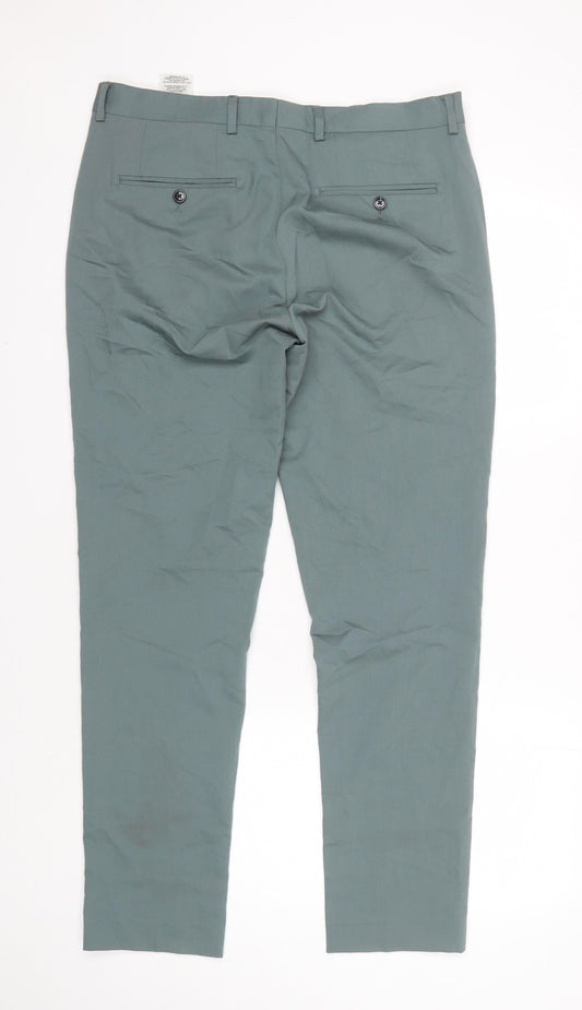 Jack & Jones Men's Green Trousers Size 50