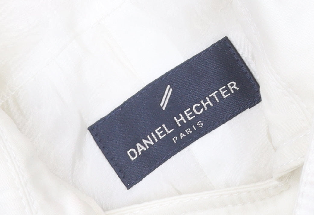 Daniel Hechter Women's White Trench Coat Size 12