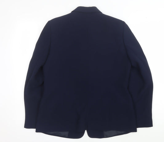 Eastex Women's Blue Suit Jacket - Size 10, Classic Formalwear