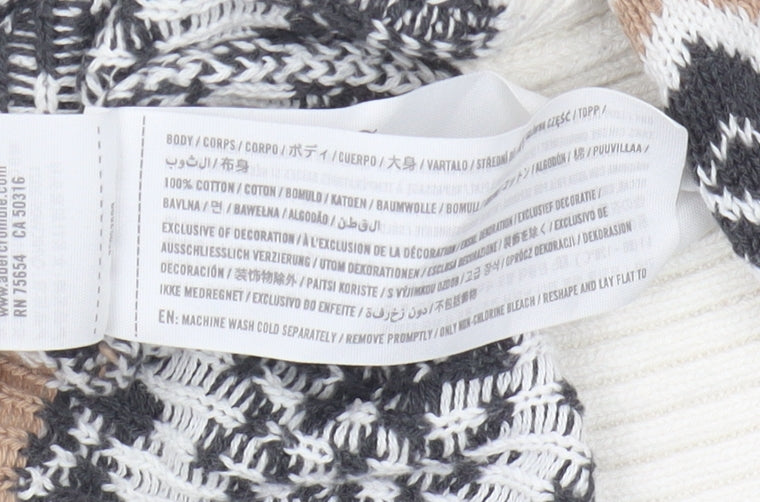 Hollister Men's Multicoloured Geometric Pullover M