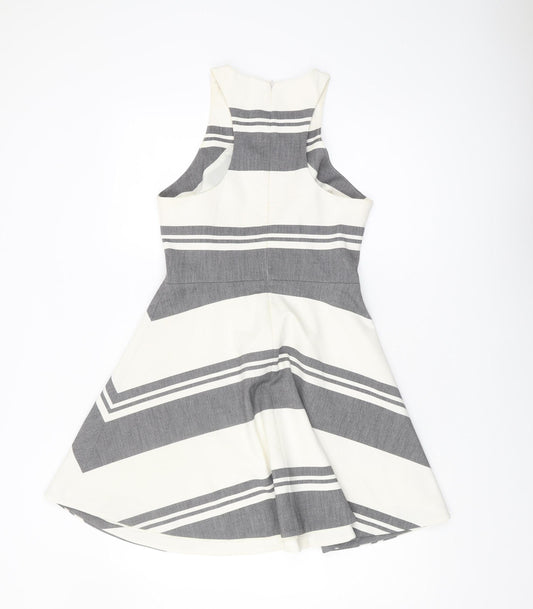 Elizabeth and James Women's Striped Fit & Flare Dress
