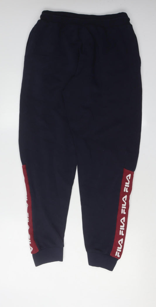 Fila Men's Black Jogger M - Casual Elastic Waist