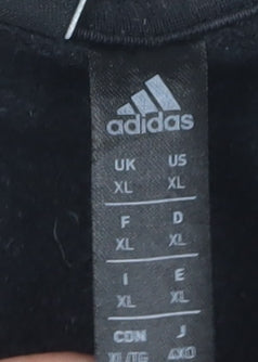 Adidas Men's XL Black Pullover Sweatshirt