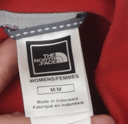 The North Face Women Red Medium Fleece Pullover