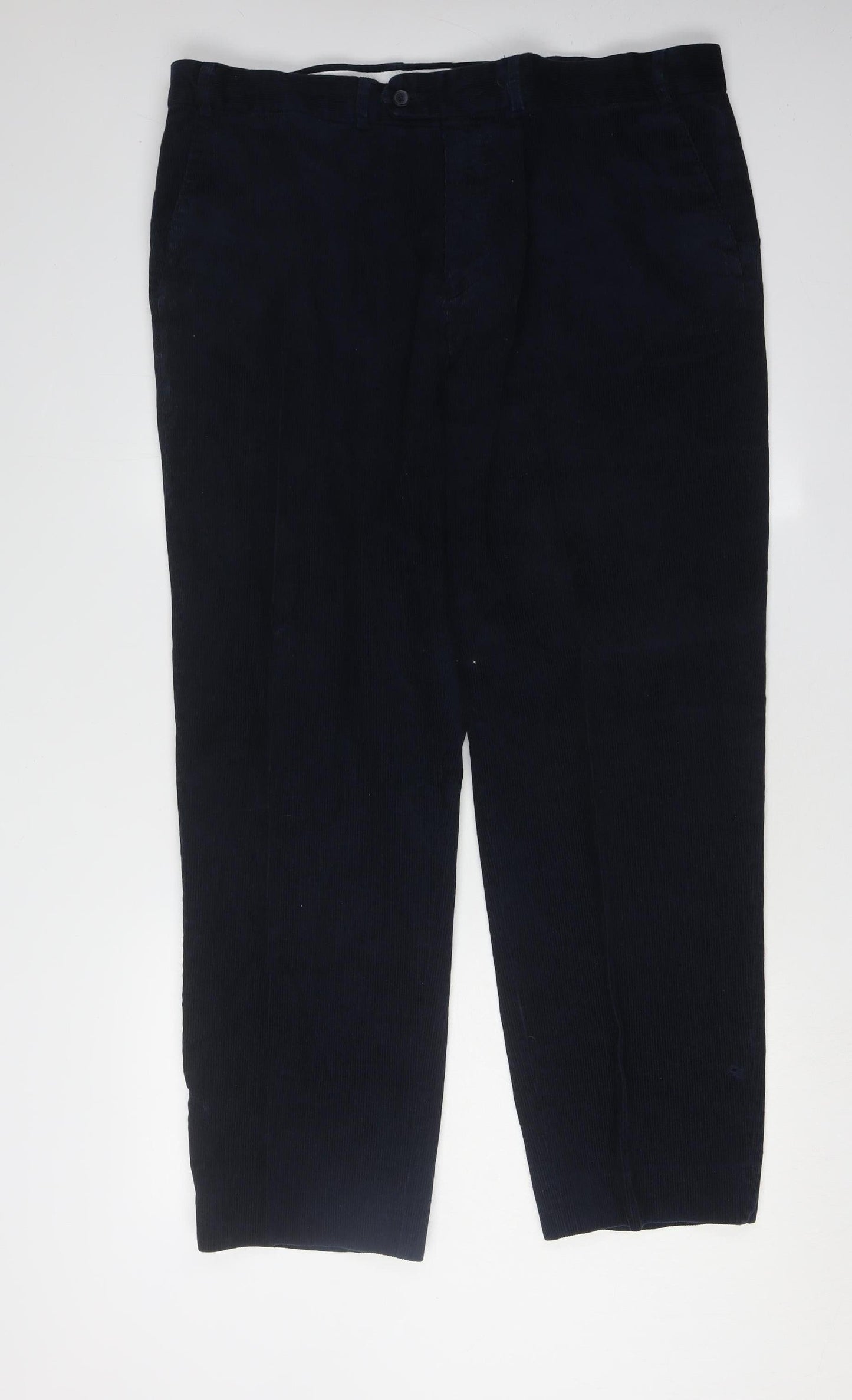 James Pringle Men's Blue Corduroy Trousers 42W 31L