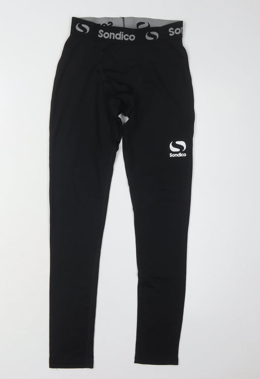 Sondico Teen Black Compression Leggings 146 Athletic