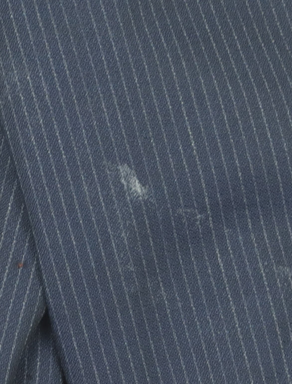 Charles Tyrwhitt Men's Blue Striped Blazer, Size 38R