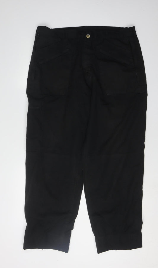 Regatta Men's Black Rain Trousers XL Straight Leg