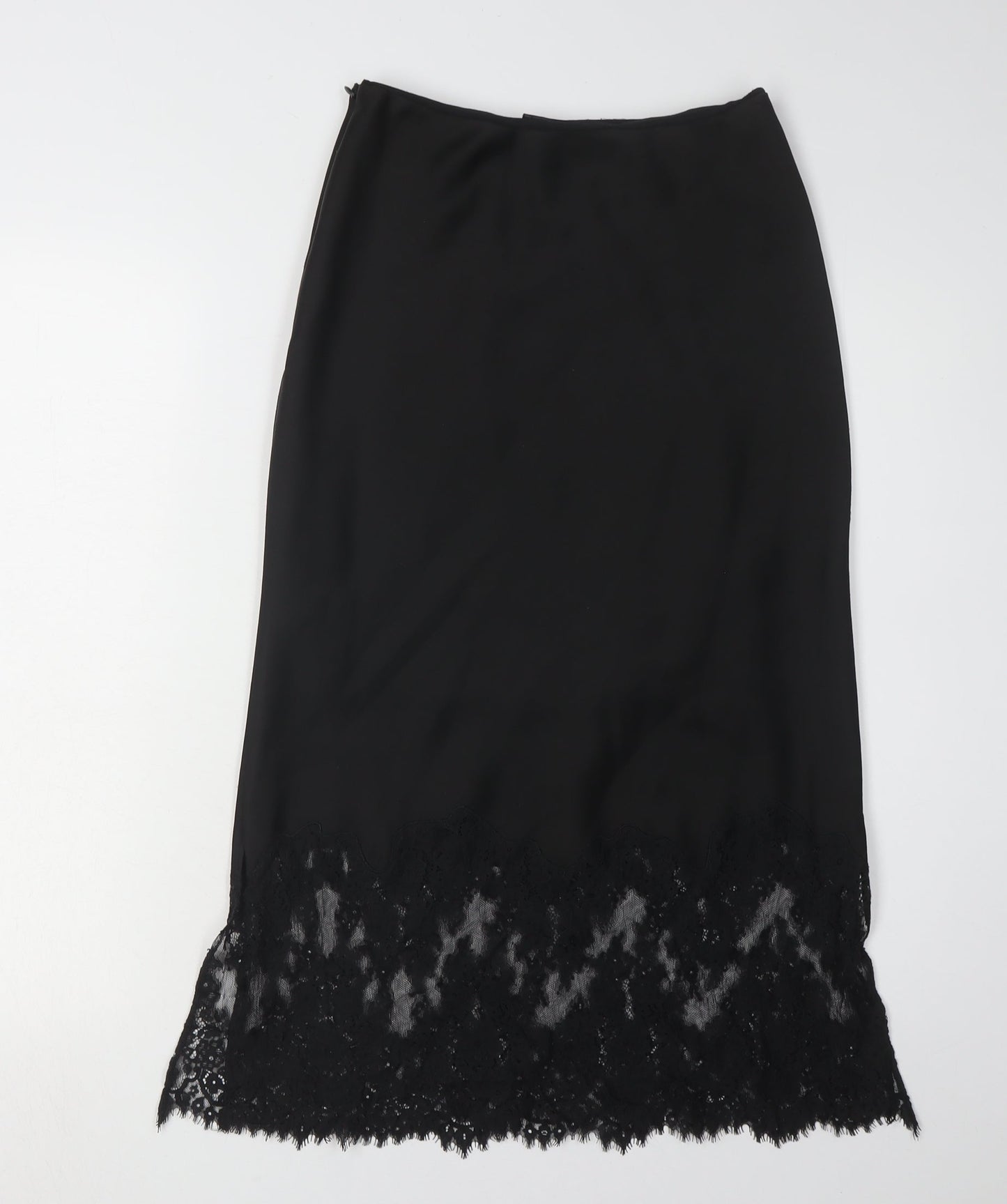 AllSaints Women's Black Pencil Lace Skirt Size 2 Party