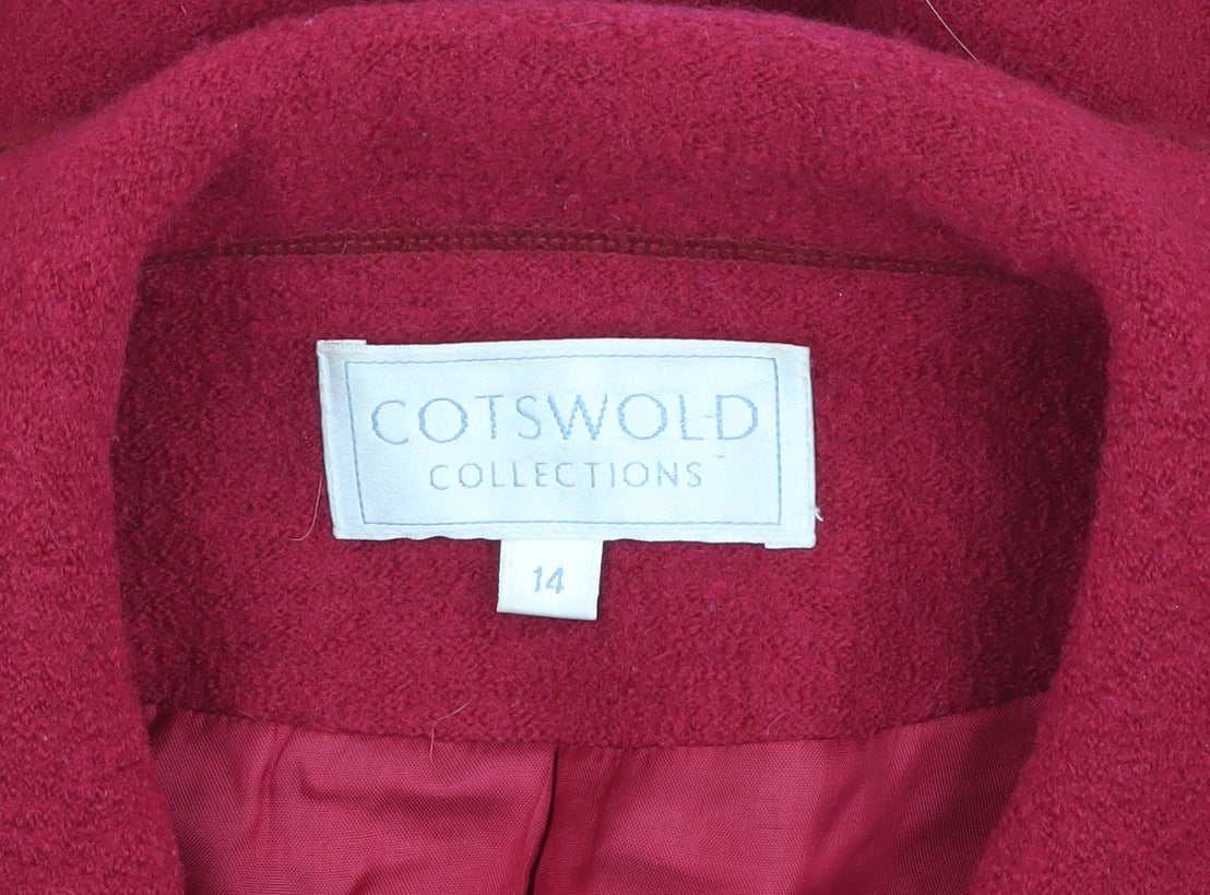 Cotswold Red Wool Blazer Women's Size 14
