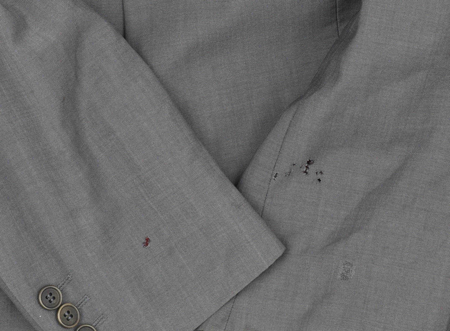 Ted Baker Men's Grey Wool Blazer 40R Business Formal