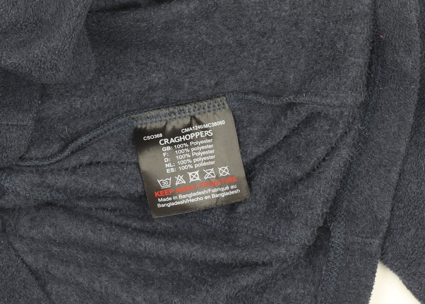 Craghoppers Men's Blue Pullover Fleece Sweatshirt M