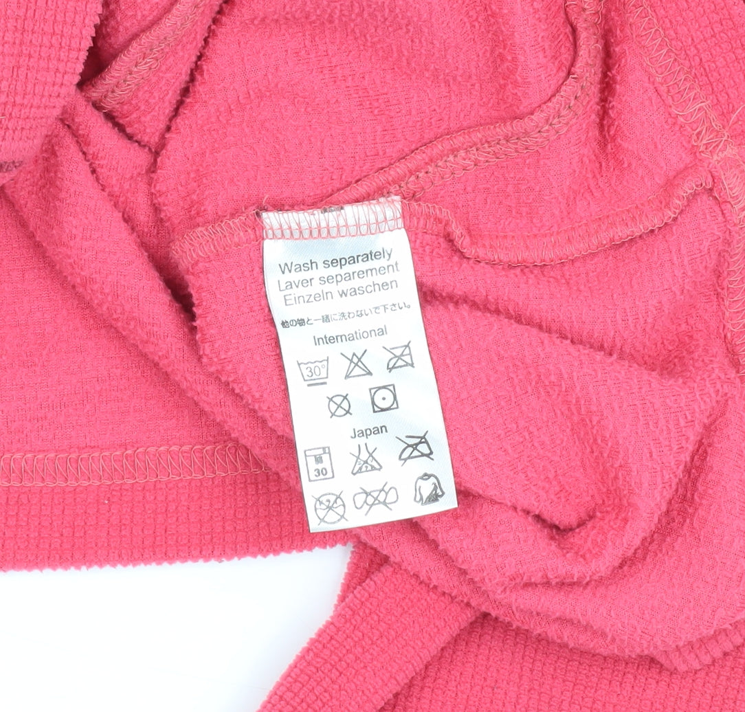 Lowe Alpine Women's Pink M Hiking Zip Sweatshirt