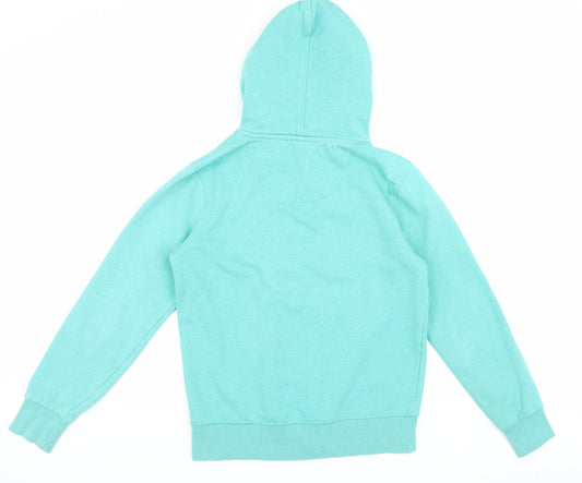 Jack & Jones Men's Green Hooded Jacket Size M Casual