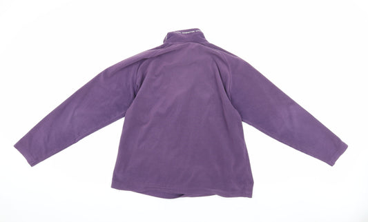 Craghoppers Women's Purple Fleece Pullover Sweatshirt Size 14