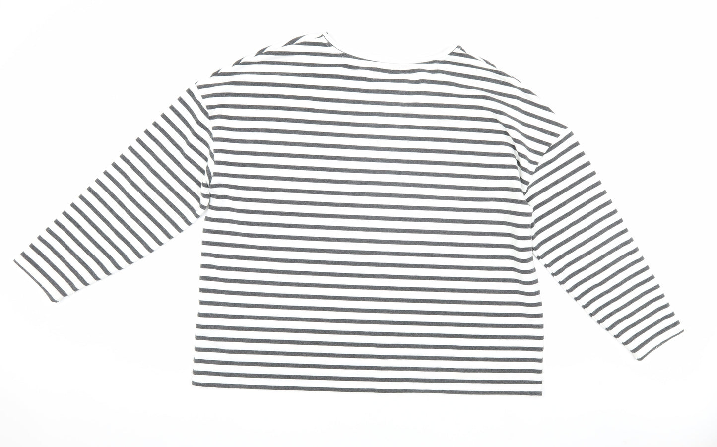 Superdry Women's Striped Long Sleeve T-Shirt, Size 16, Cotton