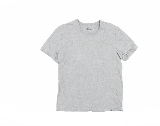 Hugo Boss Grey Men's S Crew Neck T-Shirt