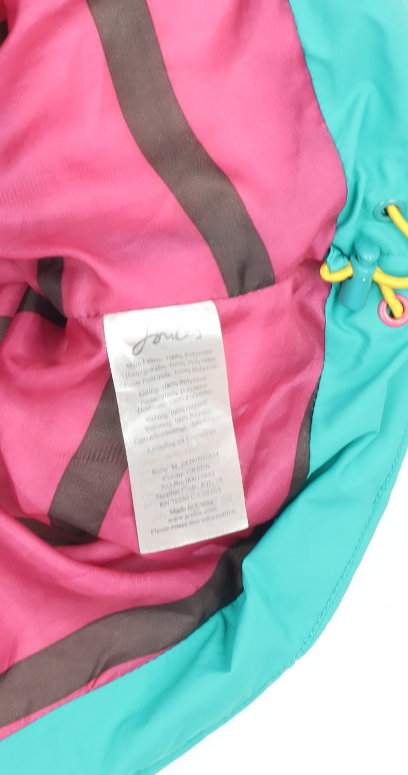 Joules Women's Blue Puffer Waistcoat Size 12