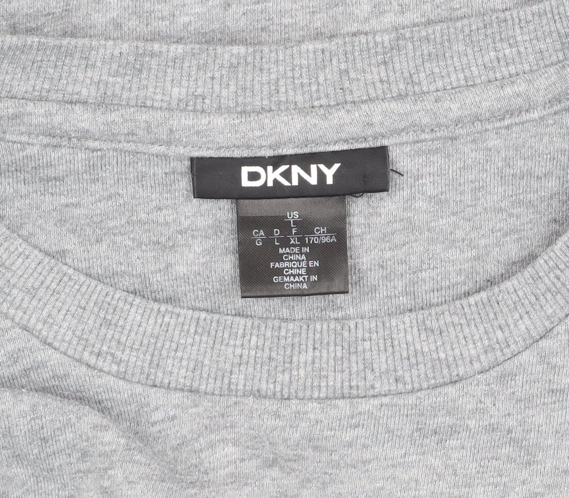 DKNY Men's Grey Pullover Sweatshirt XL Crew Neck