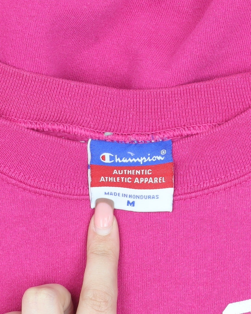 Champion Pink Indiana State Sweatshirt M Unisex Adults