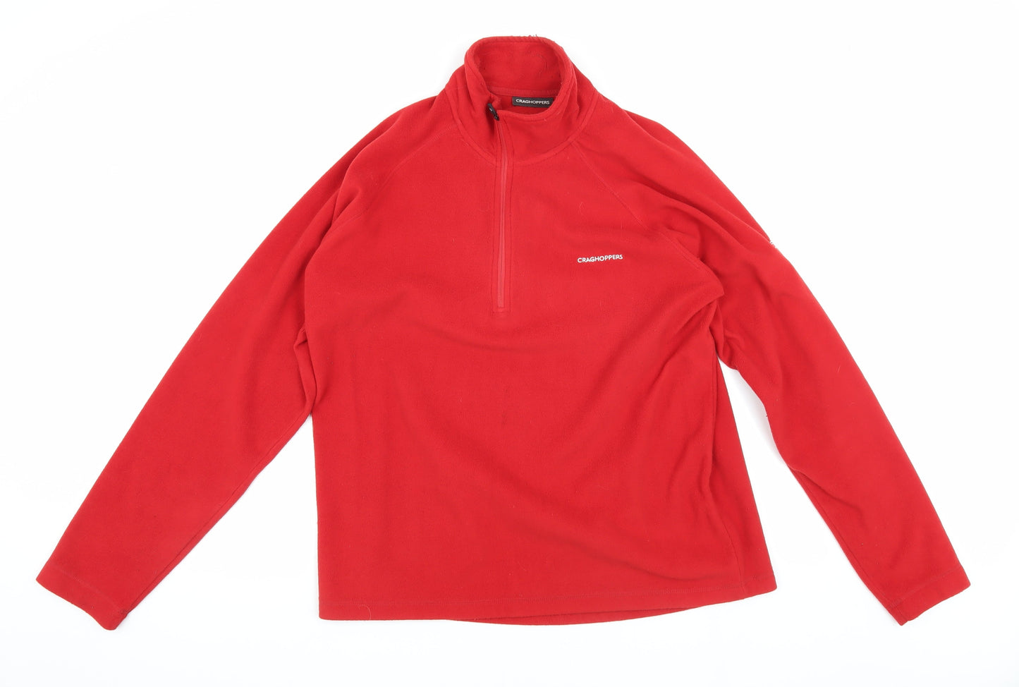 Craghoppers Men's Red Pullover Fleece Sweatshirt M